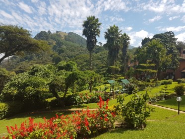 inspekční cesta do Malawi - ubytování v lodge s krásnou zahradou na jihu Malawi